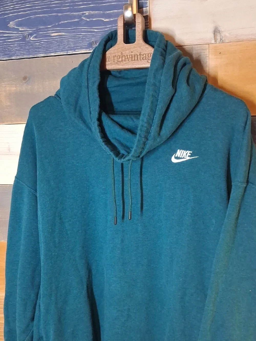 Nike Womens Teal Oversized Hoodie 1X